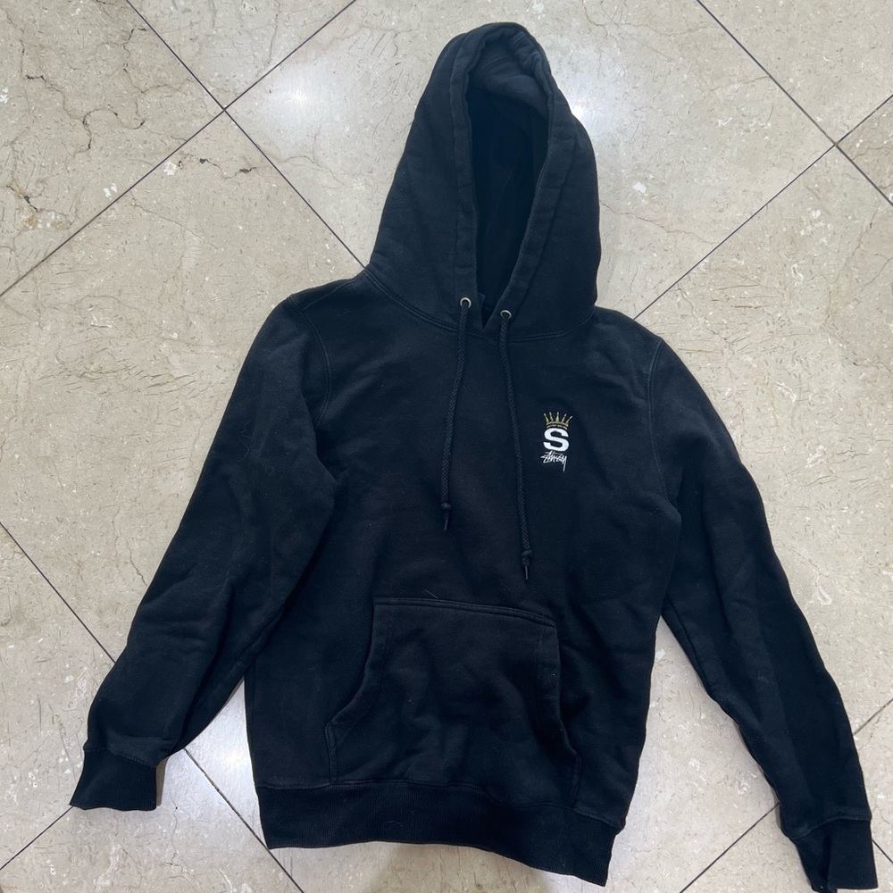 Black Stussy Hoodie in XS